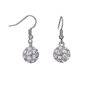 💎 Swarovski crystal ball drop earrings 💎